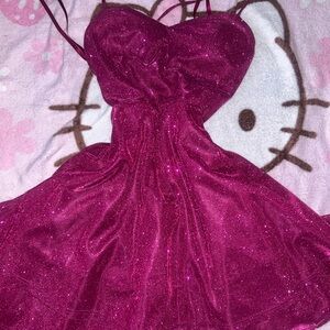 Sparkling Pink Dress Ball Gown/Night Out